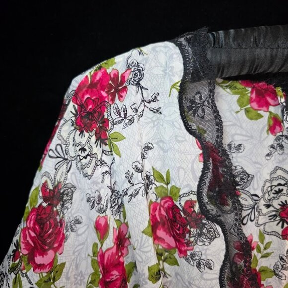 Vintage Seductivewear by Cinema Etoile Floral Lace Robe S - Picture 5 of 14